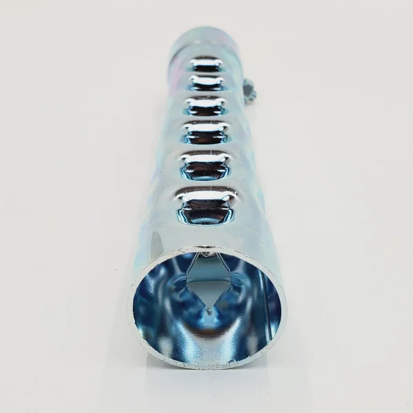 8” LONG Exhaust Baffle for 1-1/2" OD Exhaust Pipes & Mufflers – Noise Reducer/Silencer - SOLD INDIVIDUALLY w/Mounting Nut & Bolt – Galvanized Steel – Motorcycle, Harley, Chopper, Bobber, Cafe Racer - Image 4