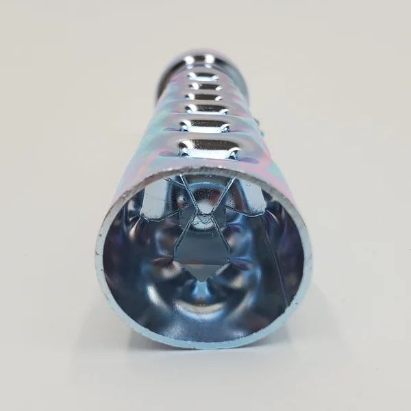 8” LONG Exhaust Baffles for 1-3/4" OD Exhaust Pipes & Mufflers – Noise Reducer/Silencer - SOLD AS A PAIR w/Mounting Nuts & Bolts – Galvanized Steel – Motorcycle, Harley, Chopper, Bobber, Cafe Racer - Image 6