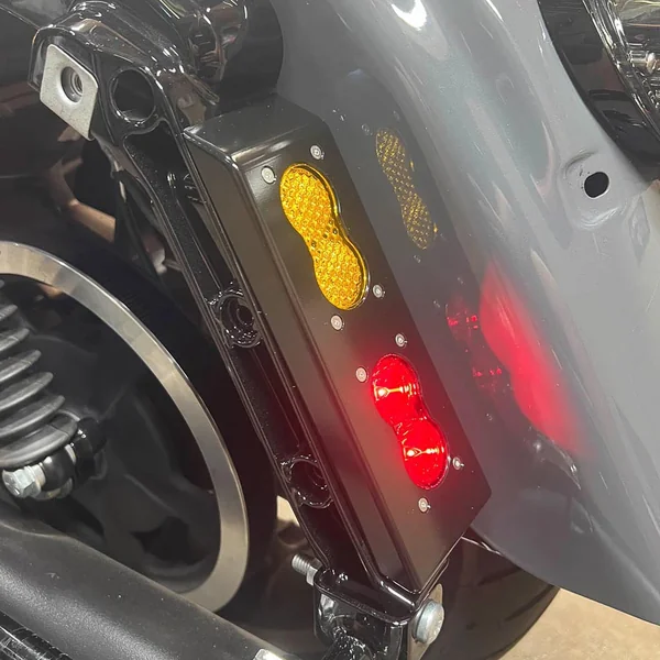A10 Dual S2 Stealth Tail Light Kit for 2014-2023 Harley Touring - Image 2