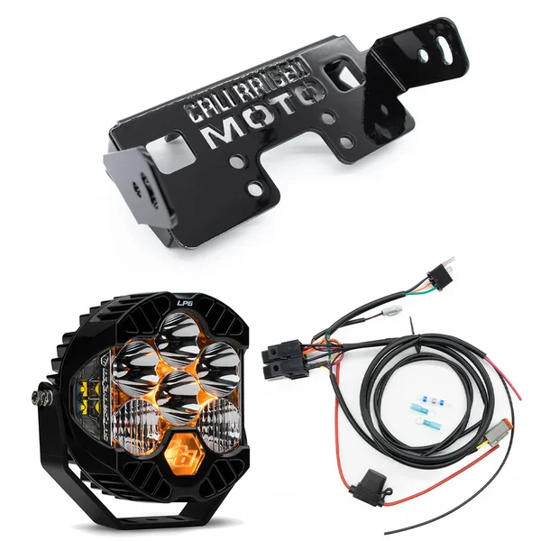 A10 Moto 3.5" Bar Mount Baja LP6 Combo Bracket Kit for Harley