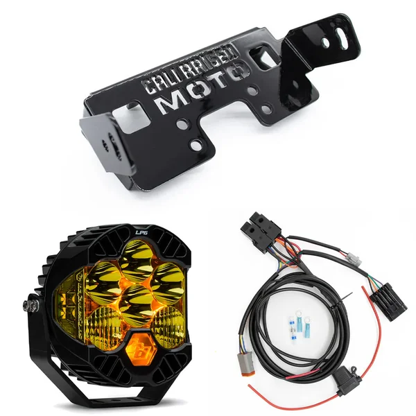 A10 Moto 3.5" Bar Mount Baja LP6 Combo Bracket Kit for Harley - Image 2