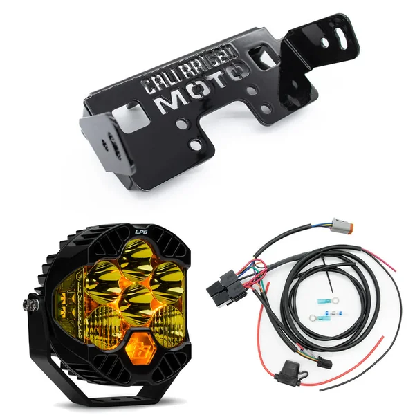 A10 Moto 3.5" Bar Mount Baja LP6 Combo Bracket Kit for Harley - Image 3