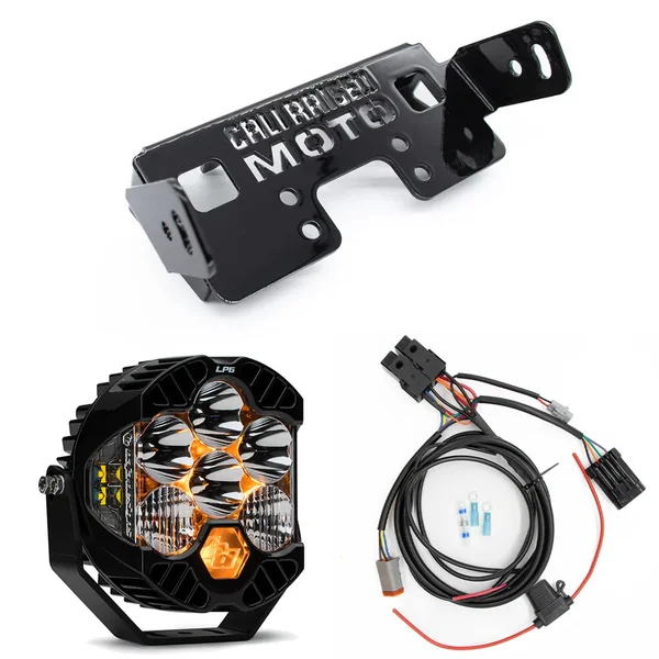 A10 Moto 3.5" Bar Mount Baja LP6 Combo Bracket Kit for Harley - Image 5