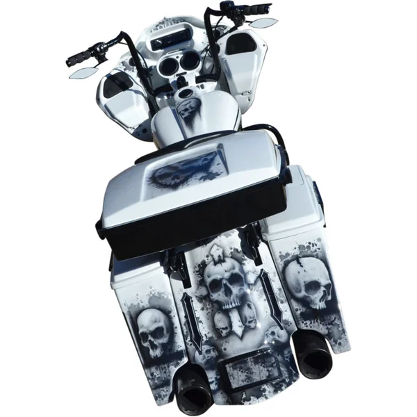 Accutronix Tribal Slotted LED Bag Lights for Harley - Image 6