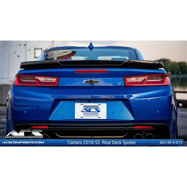 ACS Rear Deck Spoiler, Unpainted2016-2024 Camaro I4 2.0L & V6