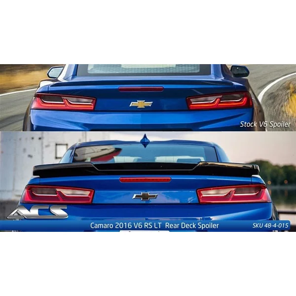 ACS Rear Deck Spoiler, Unpainted2016-2024 Camaro I4 2.0L & V6 - Image 8