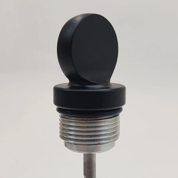 Aeromach® CI-1040B Billet Aluminum Oil Dipstick - Matte Black (No Coin) Fits 2020+ Indian Chief, Chieftain, Springfield & Roadmaster Models with 116" Thunder Stroke - Made in USA