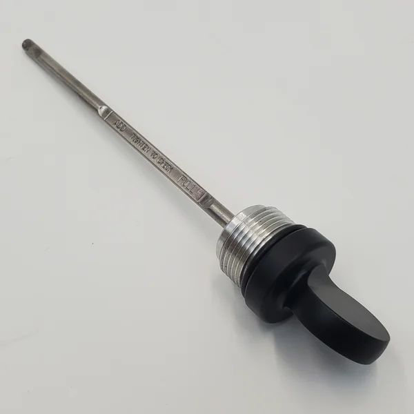 Aeromach® CI-1040B Billet Aluminum Oil Dipstick - Matte Black (No Coin) Fits 2020+ Indian Chief, Chieftain, Springfield & Roadmaster Models with 116" Thunder Stroke - Made in USA - Image 4