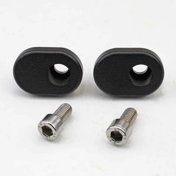 Aeromach® CI-3010B Black Passenger Peg Mount Covers for 2014-2024 Indian Chief, Chieftain & Springfield Models - SOLD AS A PAIR - Made in USA - Image 2