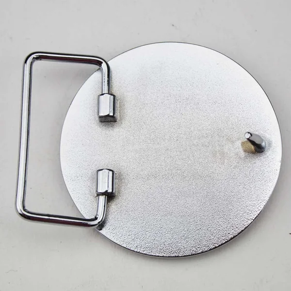 Aeromach® CI-6000C Indian Head Coin Metal Belt Buckle "Established 1901" - Chrome - Image 3