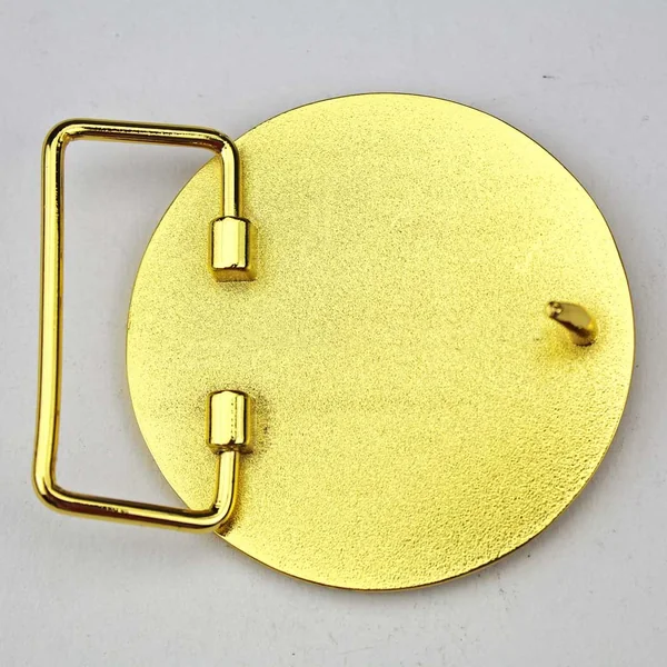 Aeromach® CI-6000G Indian Head Coin Metal Belt Buckle "Established 1901" - Gold - Image 3