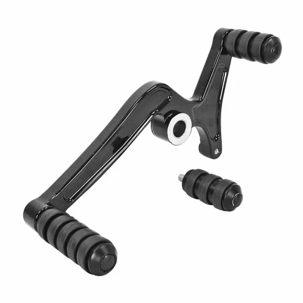 Aeromach® Heel-Toe Shift Lever Controls w/ Matching Brake Pedal Peg (Includes extension arm if using OEM or aftermarket floorboards)- Gloss Black - Fits 2015-2024 Indian® Scout - Made in USA - Image 5