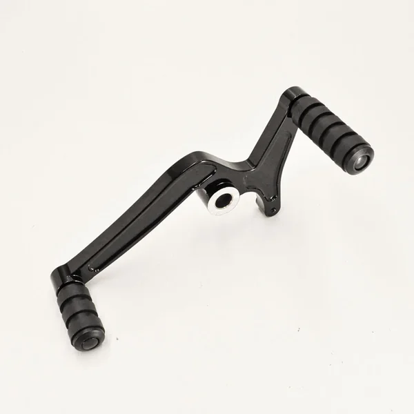 Aeromach® Heel-Toe Shift Lever Controls w/ Matching Brake Pedal Peg (Includes extension arm if using OEM or aftermarket floorboards)- Gloss Black - Fits 2015-2024 Indian® Scout - Made in USA - Image 6