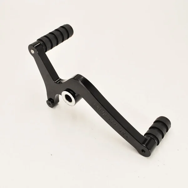 Aeromach® Heel-Toe Shift Lever Controls w/ Matching Brake Pedal Peg (Includes extension arm if using OEM or aftermarket floorboards)- Gloss Black - Fits 2015-2024 Indian® Scout - Made in USA - Image 9