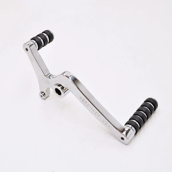 Aeromach® Heel-Toe Shift Lever w/ Matching Brake Pedal Peg - Chrome - Fits 2015-2024 Indian Scout with Foot Pegs or Aeromach Floorboards (NOT OEM Floorboards) - Made in USA - Image 2