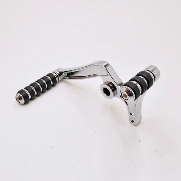 Aeromach® Heel-Toe Shift Lever w/ Matching Brake Pedal Peg - Chrome - Fits 2015-2024 Indian Scout with Foot Pegs or Aeromach Floorboards (NOT OEM Floorboards) - Made in USA - Image 6