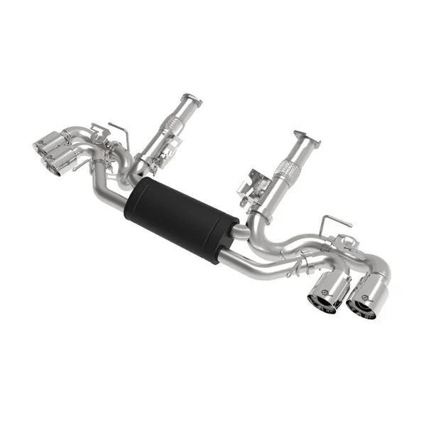 aFe Power MACH Force-Xp 3"-2.5" 304 Stainless Steel Cat-Back Exhaust System, Polished Tips2020-2026 C8 Corvette & E-Ray