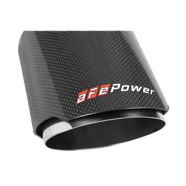 aFe Power MACH Force-Xp 3"-2.5" 304 Stainless Steel Muffler-Delete Cat-Back Exhaust System, Carbon Fiber Tips2020-2026 C8 Corvette & E-Ray - Image 2