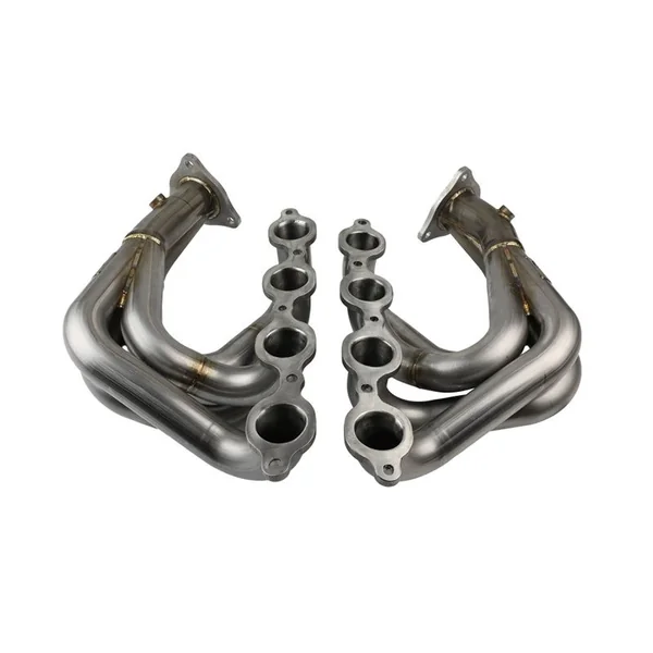 aFe Power Twisted Steel 304 Stainless Steel Long Tube Header, Raw Finish2020-2026 C8 Corvette - Image 4