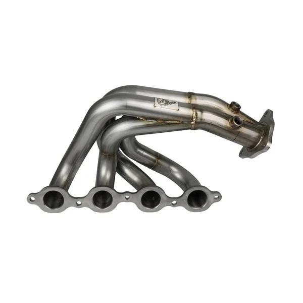 aFe Power Twisted Steel 304 Stainless Steel Long Tube Header, Raw Finish2020-2026 C8 Corvette - Image 5