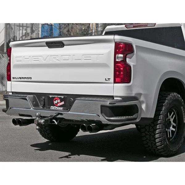 aFe Power Vulcan Series 3" to Dual 2.5" 304 Stainless Steel Cat-Back Exhaust System, Black Tips2019-2026 Silverado & GMC Sierra 1500 V6 4.3L & V8 5.3L - Image 6