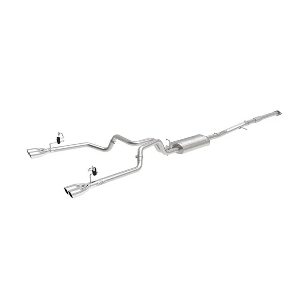 aFe Power Vulcan Series 3" to Dual 2.5" 304 Stainless Steel Cat-Back Exhaust System, Polished Tips2019-2026 Silverado & GMC Sierra 1500 I4 2.7L