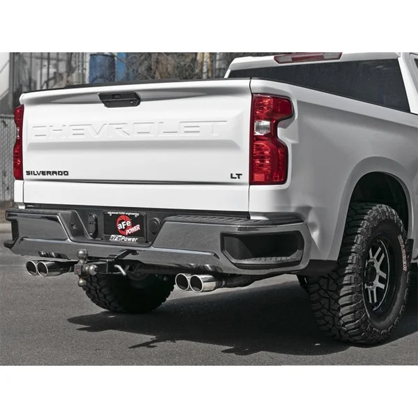 aFe Power Vulcan Series 3" to Dual 2.5" 304 Stainless Steel Cat-Back Exhaust System, Polished Tips2019-2026 Silverado & GMC Sierra 1500 V6 4.3L & V8 5.3L - Image 6