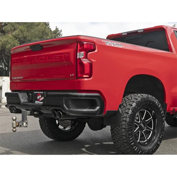 aFe Power Vulcan Series 3" to Dual 3" 304 Stainless Steel Cat-Back Exhaust System, Black Tips2019-2026 Silverado & GMC Sierra 1500 V8 5.3L - Image 6