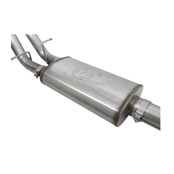 aFe Power Vulcan Series 4" to Dual 3" 304 Stainless Steel Cat-Back Exhaust System, Quad Black Tips2019-2026 Silverado & GMC Sierra 1500 V8 6.2L - Image 3