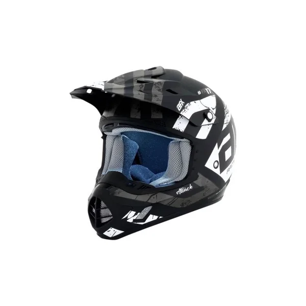 AFX FX-17 Attack Matte Silver Helmet - No Shipping to CA or NY