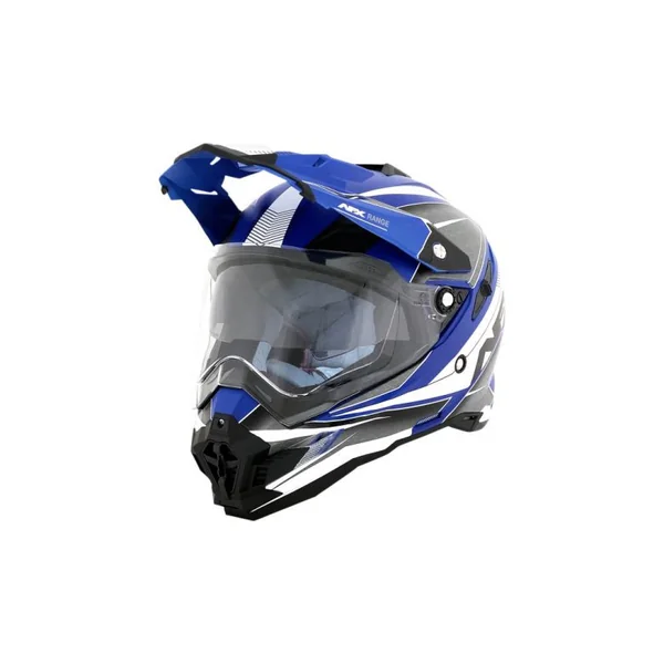 AFX FX-41DS Range Matte Blue Dual Sport Helmet - No Shipping to CA or NY