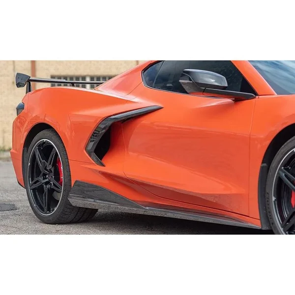 AGM "5VM" Visible Carbon Fiber Sideskirts2020-2026 C8 Corvette - Image 2