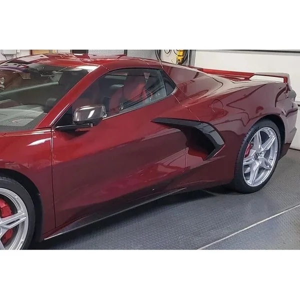 AGM Painted Carbon Flash Metallic Rocker Panel Extensions2020-2026 C8 Corvette - Image 4