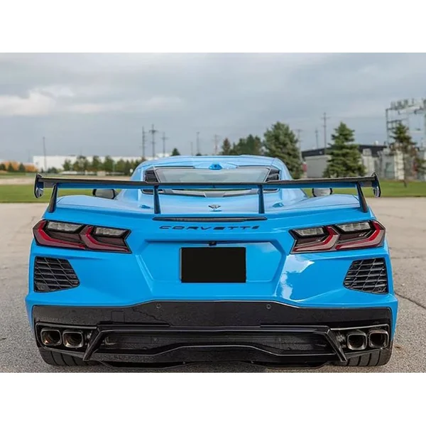 AGM Visible Carbon Fiber High Wing Spoiler2020-2026 C8 Corvette w/o Z51 Package