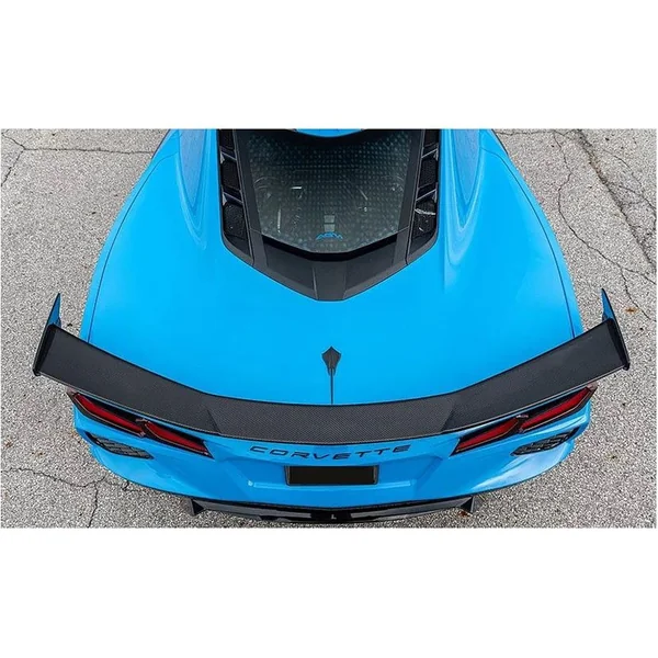 AGM Visible Carbon Fiber High Wing Spoiler2020-2026 C8 Corvette w/o Z51 Package - Image 4