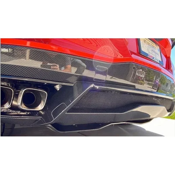 AGM Visible Carbon Fiber Rear Diffuser2020-2026 C8 Corvette - Image 5