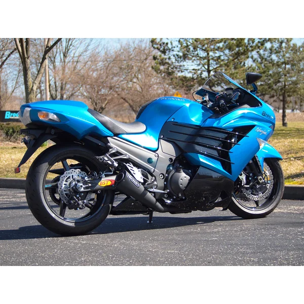 Alien Head 2 Full System Black 14" Muffler ZX-14R (12-25)