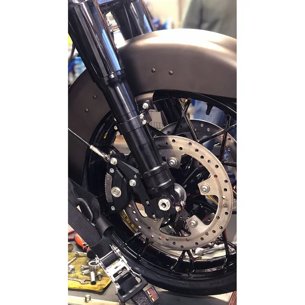 Alloy Art 49mm Lower Legs for 2014-2021 Harley Touring - Black - Image 2