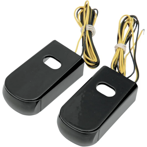 Alloy Art Black LED Fender Strut Marker Lights for 2004-2020 Harley Sportster - Image 2