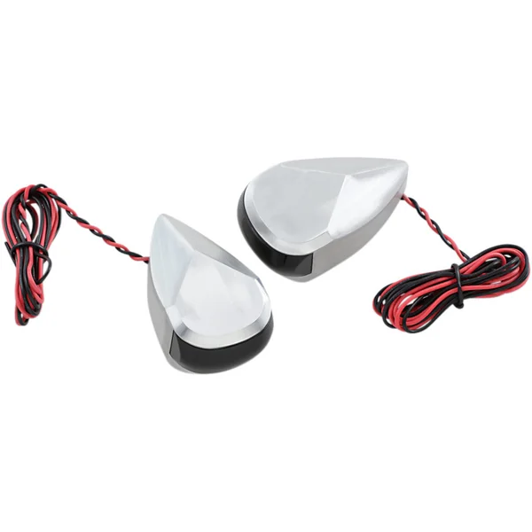 Alloy Art LED Turn Signal Lights for Harley Touring - Raw - Image 2