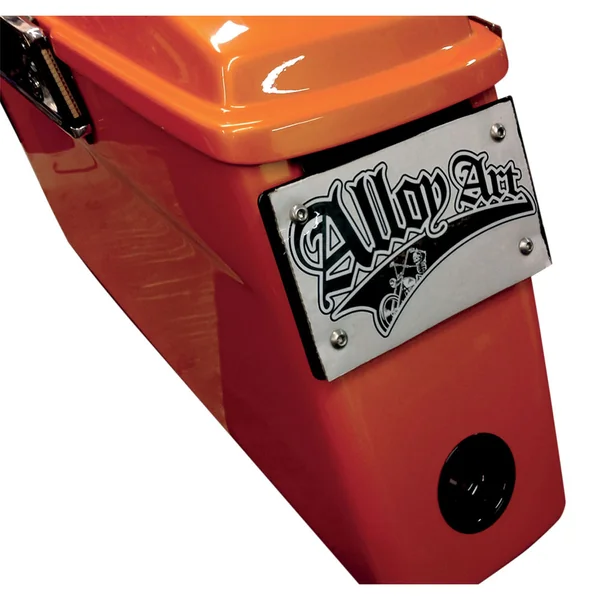 Alloy Art License Plate Mount for 1999-2023 Harley Touring w/ Hard Bags - Image 3