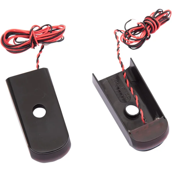 Alloy Art Strut Lights Turn Signals for 2018-2019 Harley Street Bob and Slim - Black - Image 2