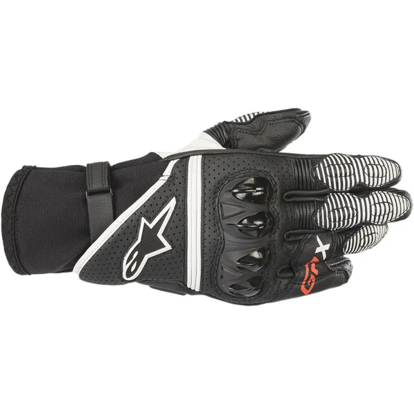 Alpinestars GP-X V2 Leather Gloves - Black/White