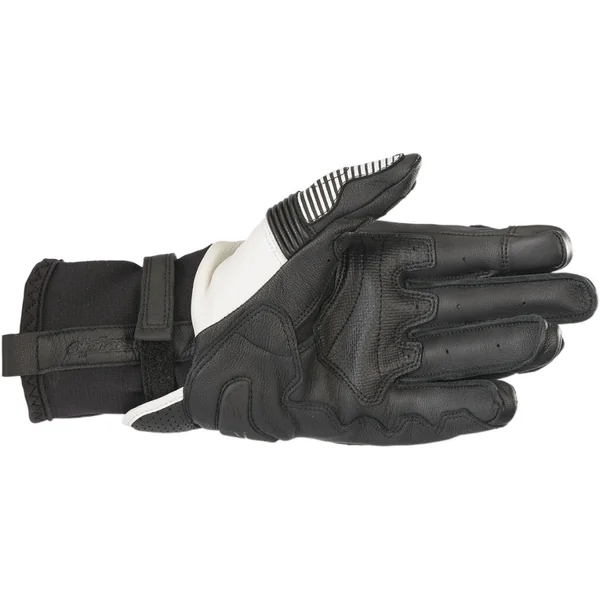 Alpinestars GP-X V2 Leather Gloves - Black/White - Image 2