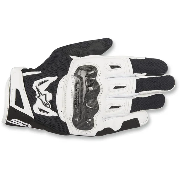 Alpinestars SMX-2 Air Carbon V2 Gloves - Black/White