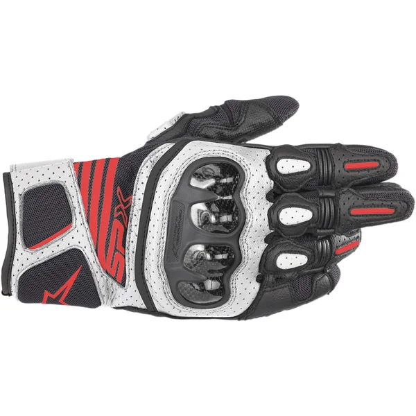 Alpinestars SP-X V2 Air Carbon Gloves - Black/White/Red