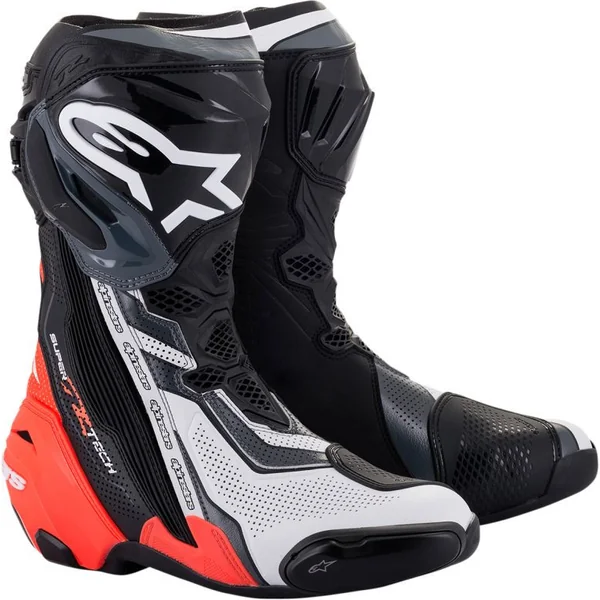 Alpinestars Supertech R Red/Grey Vented Boots