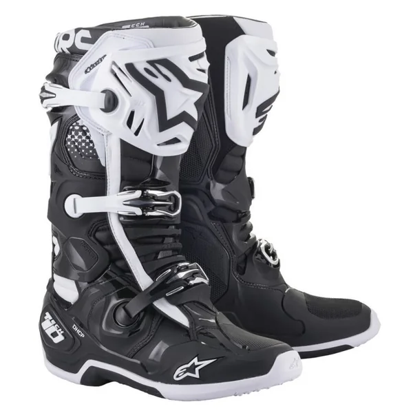 Alpinestars Tech 10 Boots with DHCP - BK/WH