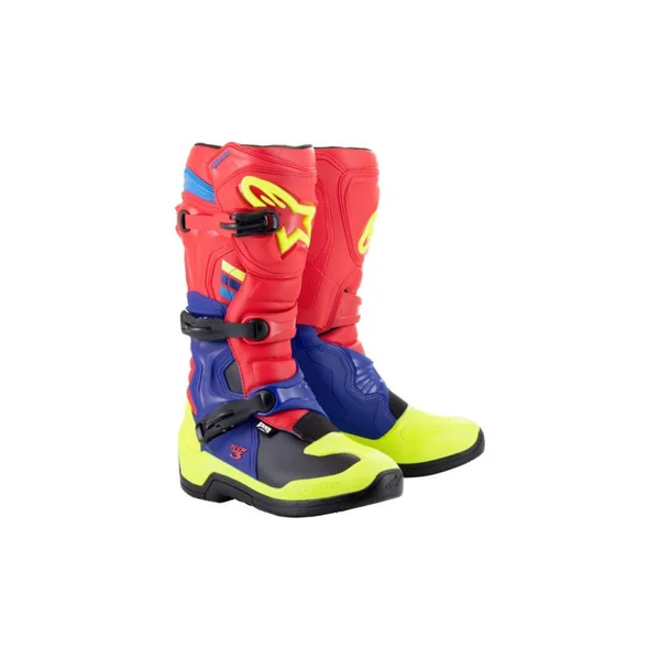 Alpinestars Tech 3 RD/BL/FYL Boots