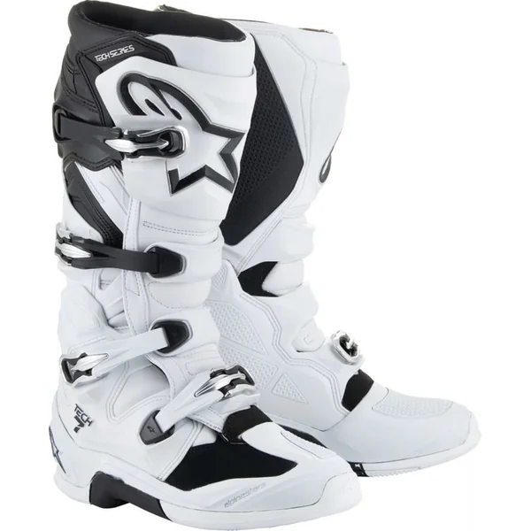 Alpinestars Tech 7 White/Black Boots - 2025